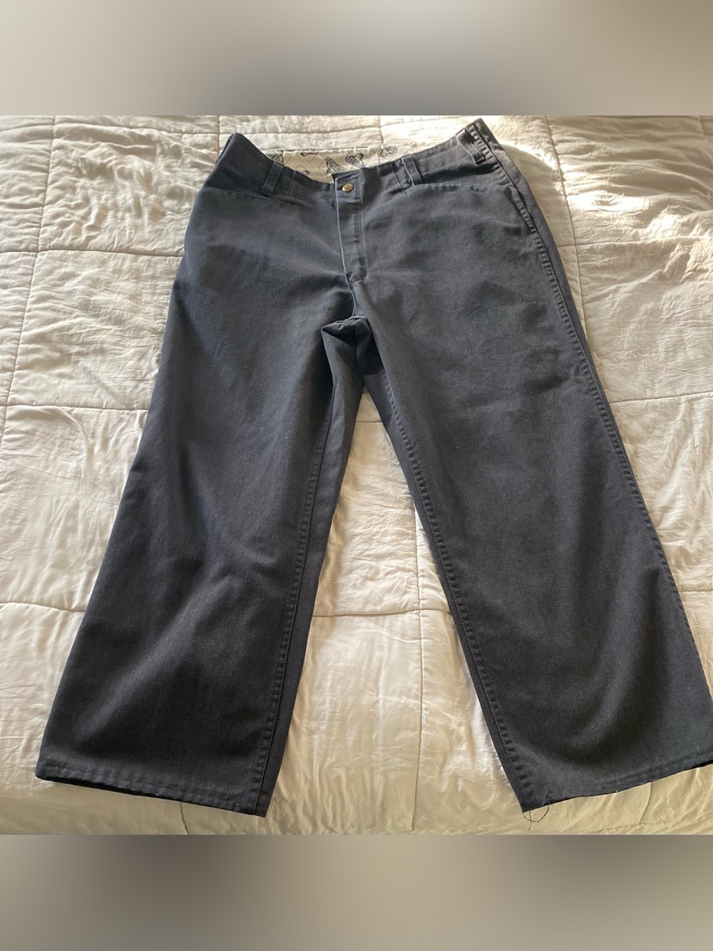 Ben Davis Men's Black Relaxed Straight Jeans